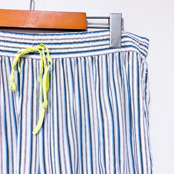 DKNYC Wide blue and white striped pajama pants * - Picture 3 of 5